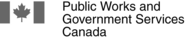 Public Works and Government Services Canada logo grayscale