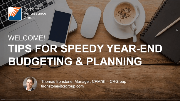 Tips for Speedy Year-End Budgeting and Planning